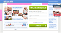 Desktop Screenshot of privatebebe.com